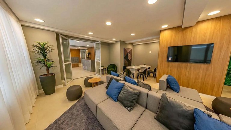 Ape 1 Dorm. p/ 5 Pessoas c/ Ar, Tv em Pinheiros