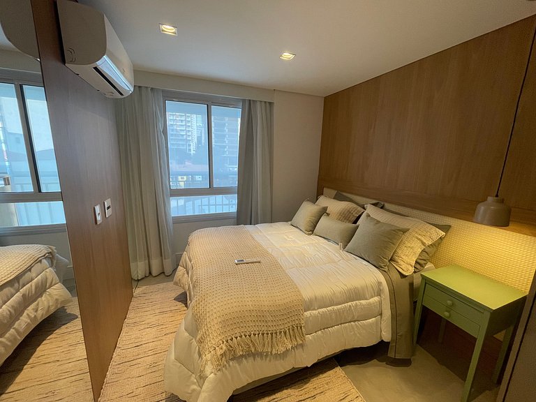 Ape 1 Dorm. p/ 5 Pessoas c/ Ar, Tv em Pinheiros