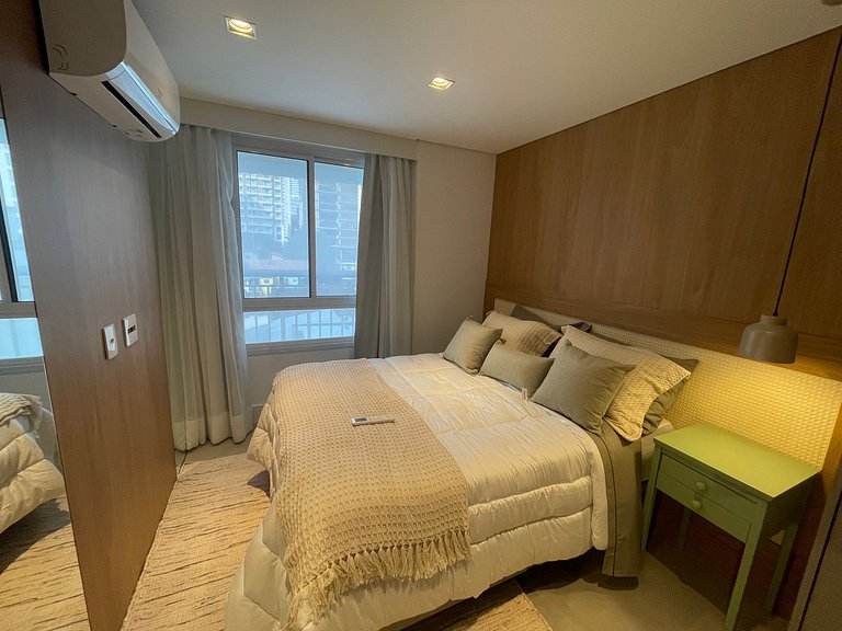 Ape 1 Dorm. p/ 5 Pessoas c/ Ar, Tv em Pinheiros