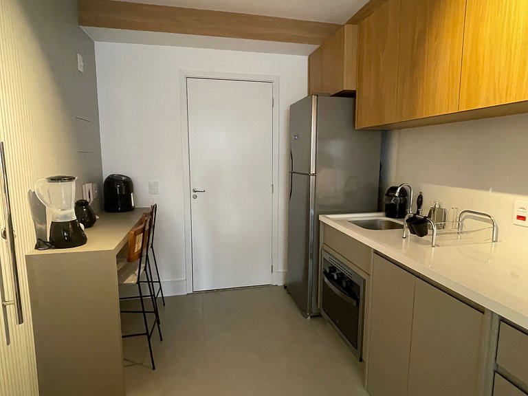Ape 1 Dorm. p/ 5 Pessoas c/ Ar, Tv em Pinheiros