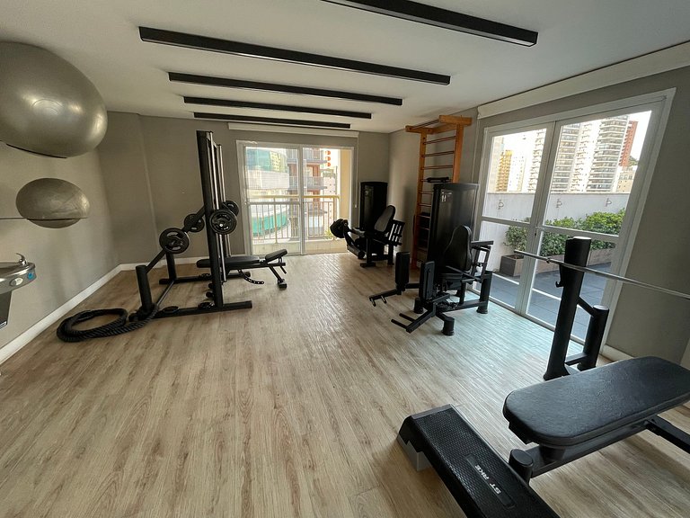 Ape 1 Dorm. p/ 5 Pessoas c/ Ar, Tv em Pinheiros
