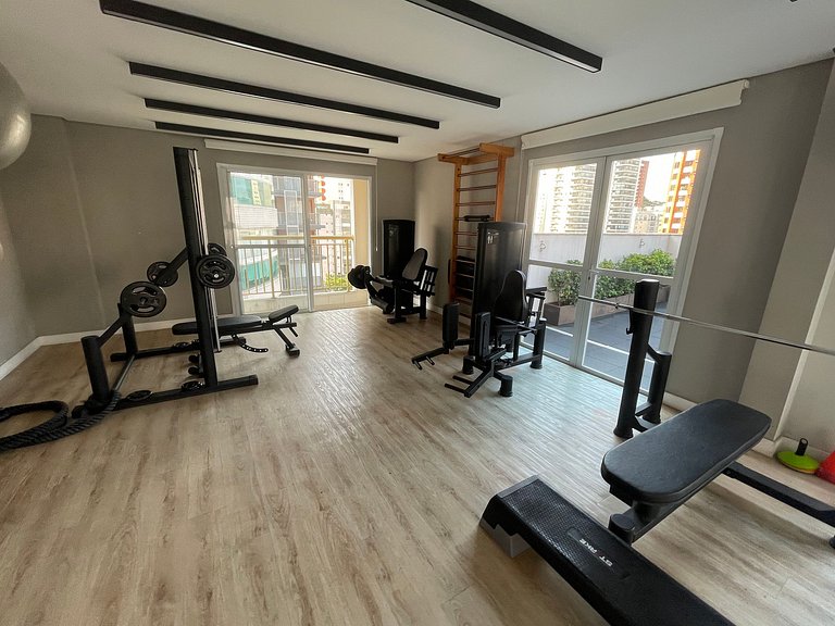 Ape 1 Dorm. p/ 5 Pessoas c/ Ar, Tv em Pinheiros