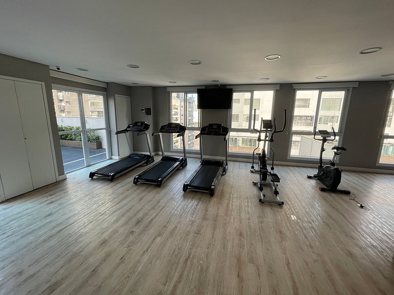 Ape 1 Dorm. p/ 5 Pessoas c/ Ar, Tv em Pinheiros