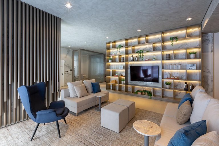 Apê Luxuoso Completo Prox. Faria Lima | Itaim Bibi