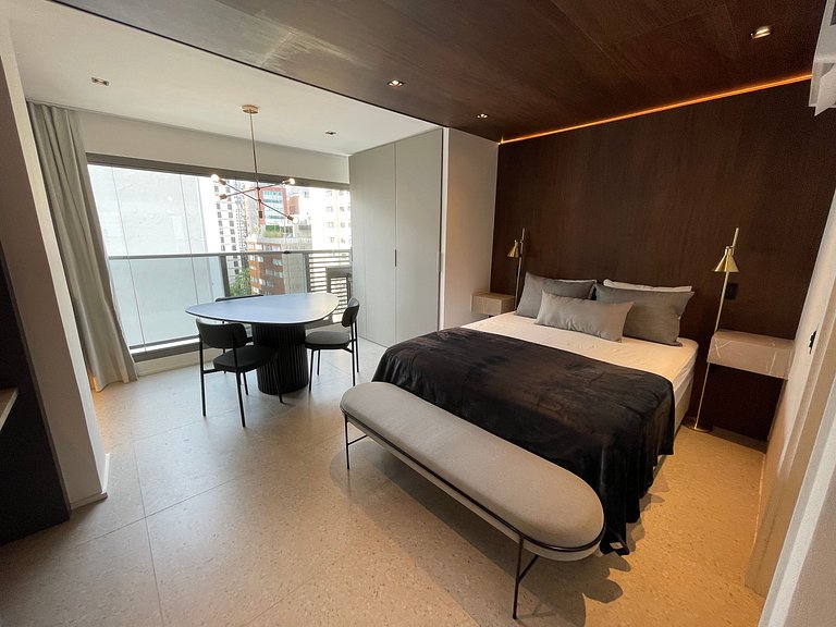 Apê Luxuoso Completo Prox. Faria Lima | Itaim Bibi