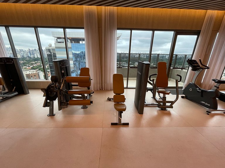 Apê Luxuoso Completo Prox. Faria Lima | Itaim Bibi