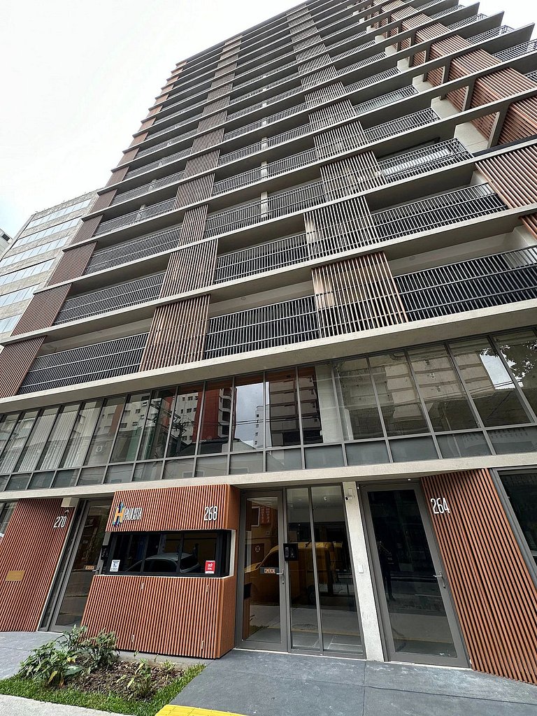 Studio Premium c/ Ar, Tv Smart no Paraiso/Paulista