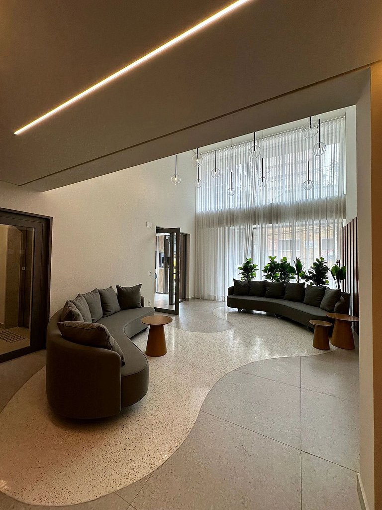 Studio Premium c/ Ar, Tv Smart no Paraiso/Paulista