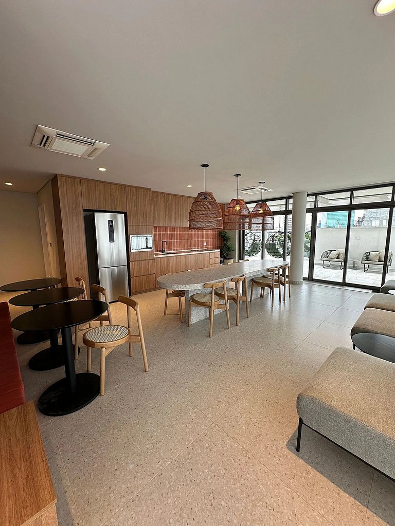 Studio Premium c/ Ar, Tv Smart no Paraiso/Paulista