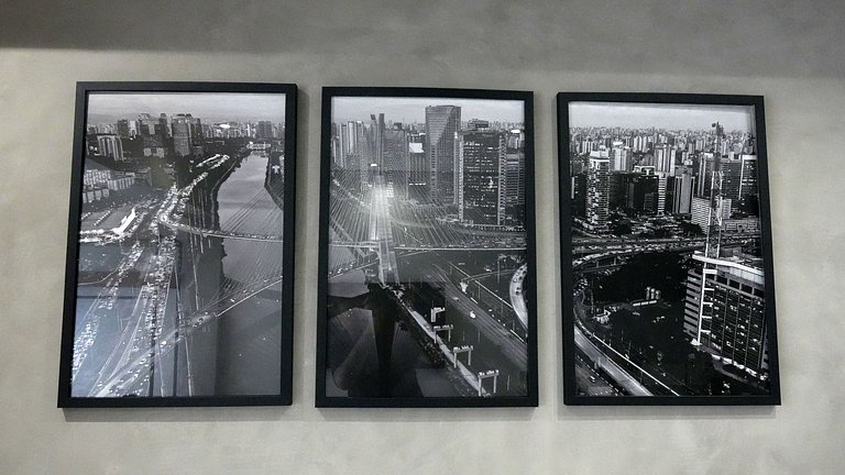 Studio Premium c/ Ar, Tv Smart no Paraiso/Paulista