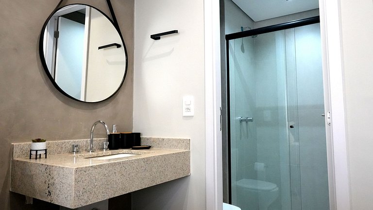 Studio Premium c/ Ar, Tv Smart no Paraiso/Paulista