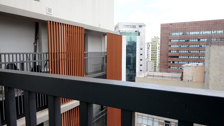 Studio Premium c/ Ar, Tv Smart no Paraiso/Paulista