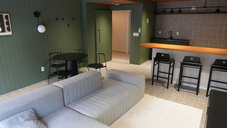 Studio Premium c/ Ar, Tv Smart no Paraiso/Paulista