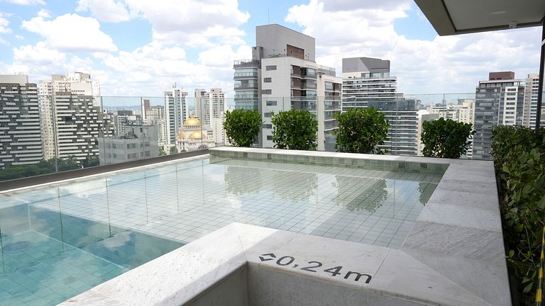 Studio Premium c/ Ar, Tv Smart no Paraiso/Paulista