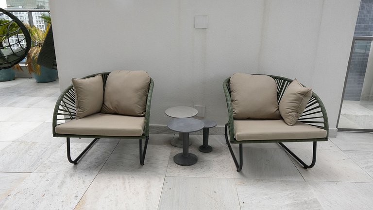 Studio Premium c/ Ar, Tv Smart no Paraiso/Paulista