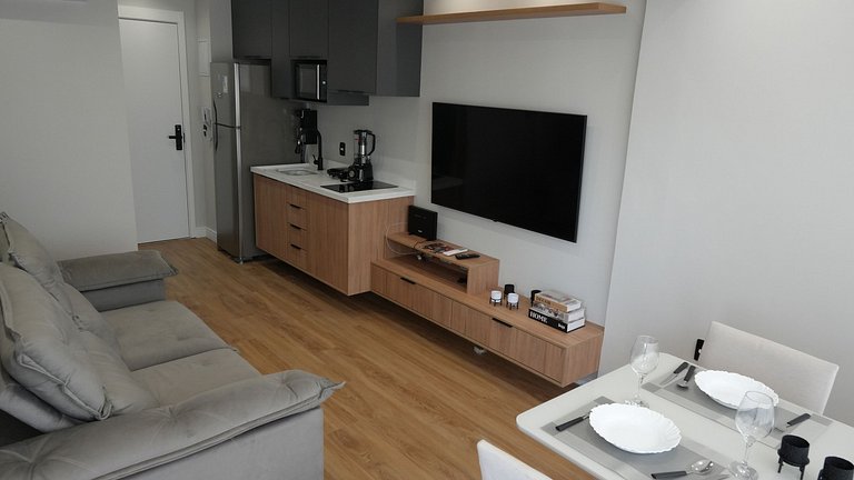 Apê Luxo C/ 1 Suite Ar, Vaga e Academia - Perdizes
