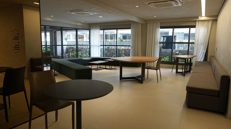 Apê Luxo C/ 1 Suite Ar, Vaga e Academia - Perdizes