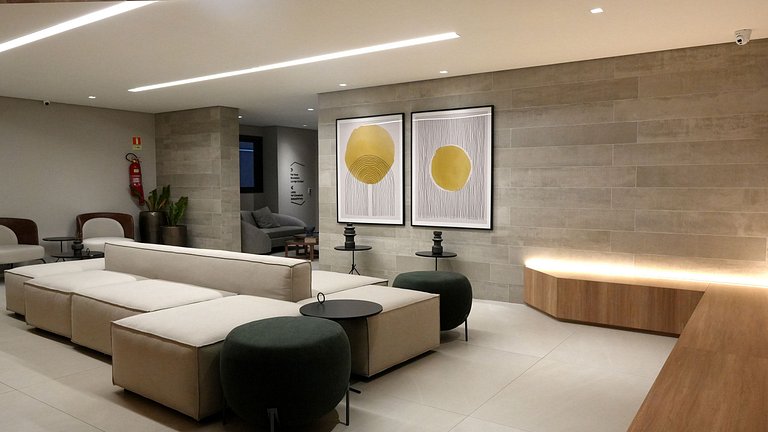 Apê Luxo C/ 1 Suite Ar, Vaga e Academia - Perdizes