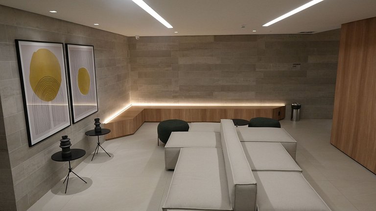 Apê Luxo C/ 1 Suite Ar, Vaga e Academia - Perdizes